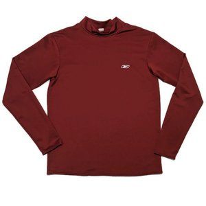 Reebok Mock Neck Long Sleeve Play Dry Size XL